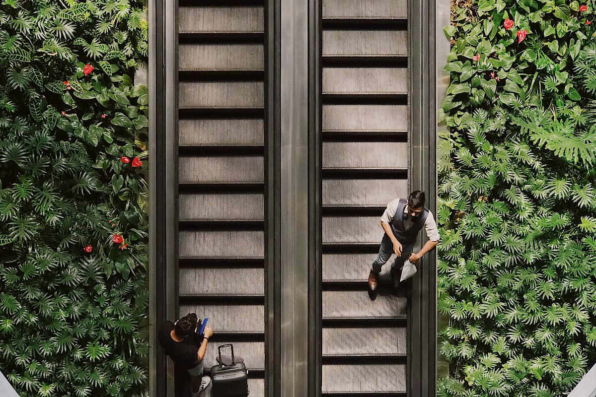 Corporate ESG ownership headline with global city backdrop